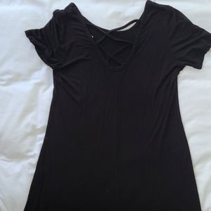 Black T-shirt Dress